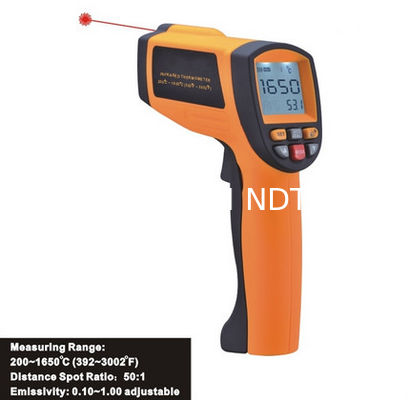 Porcelana Data Store/Recall Function, Handheld Digital Laser Infrared Thermometer IR1650, Data Hold function proveedor
