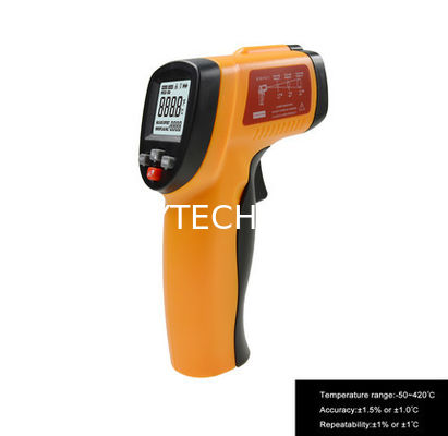 Porcelana Handheld Infrared Thermometer, Laser Non contact Backlight IR thermometer IR300E proveedor