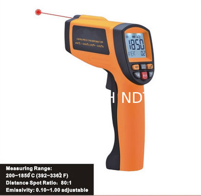 Precise non-contact safe laser IR thermometer, Handheld infrared thermometer 200 ~ 1850℃ proveedor