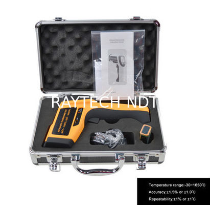 Temperature range -30 ~ 1650℃  Safe Non contact Laser Infrared Thermometer IR1651 proveedor