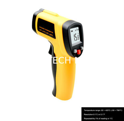 Temperature range -50 ~420℃ safe laser IR thermometer, Non-contact Infrared Thermometer IR300 proveedor