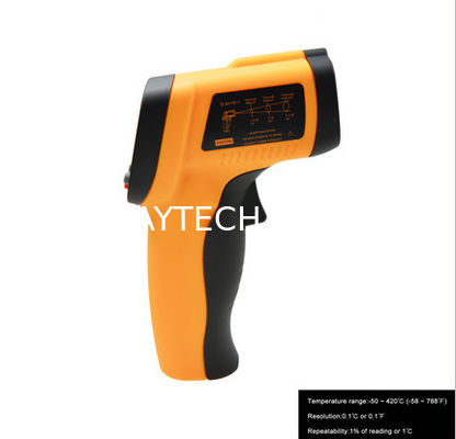 Temperature range -50 ~420℃ safe laser IR thermometer, Non-contact Infrared Thermometer IR300 proveedor
