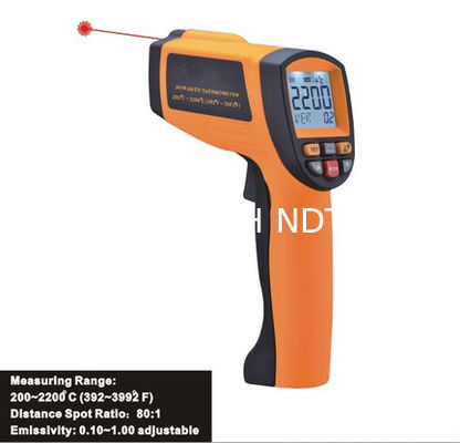 Industrial Infrared temperature Tester, Digital Laser Infrared Thermometer, Thermodetector IR2200 proveedor