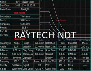 PDF report output Digital ultrasonic flaw detector ultrasonic testing equipment RFD670 proveedor